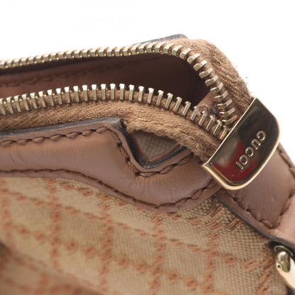 Gucci Handbag Ski Diamante Beige Canvas Leather Ski — view 9