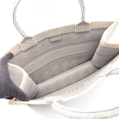 Dior Tote Book Gray Canvas — view 3