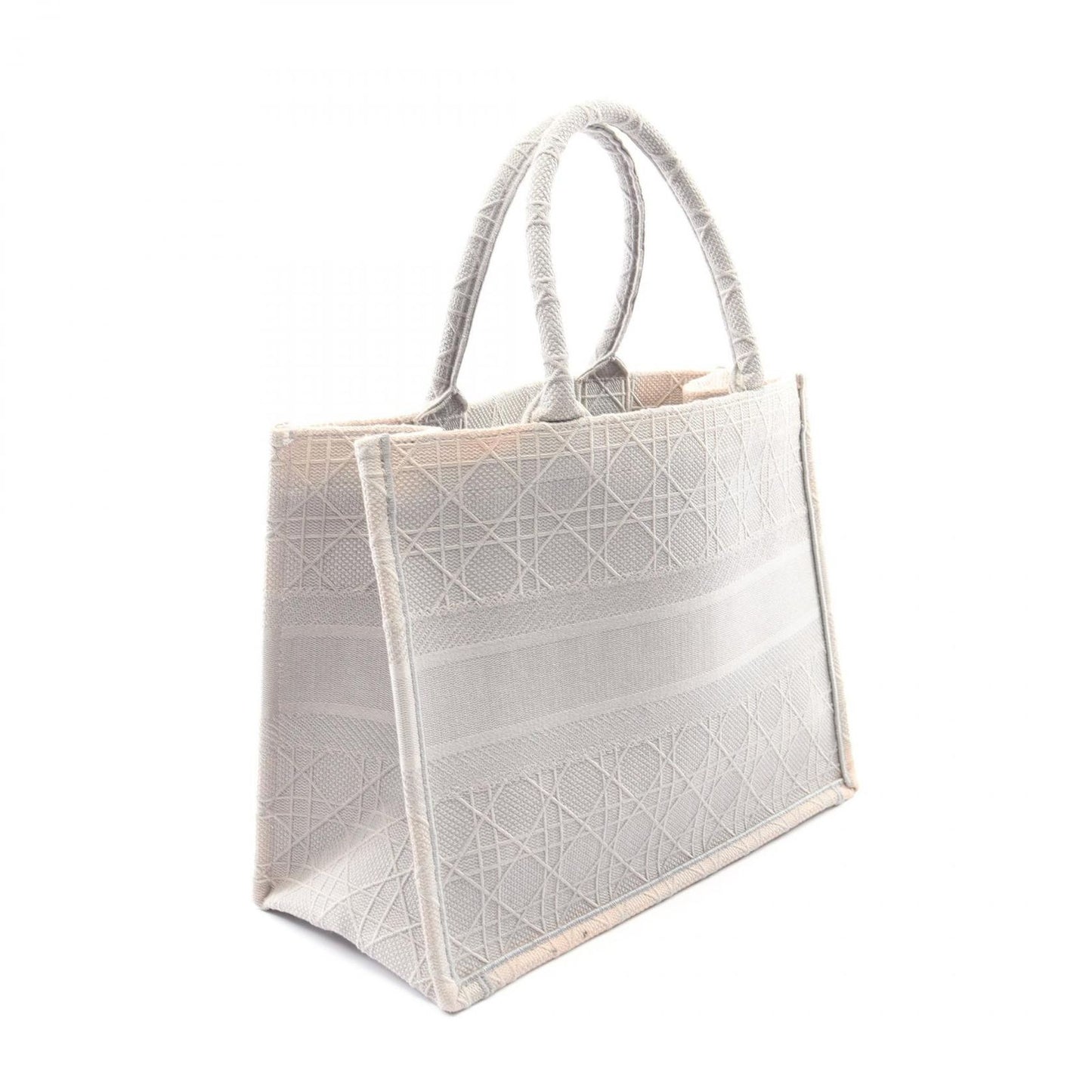 Dior Tote Book Gray Canvas — view 2
