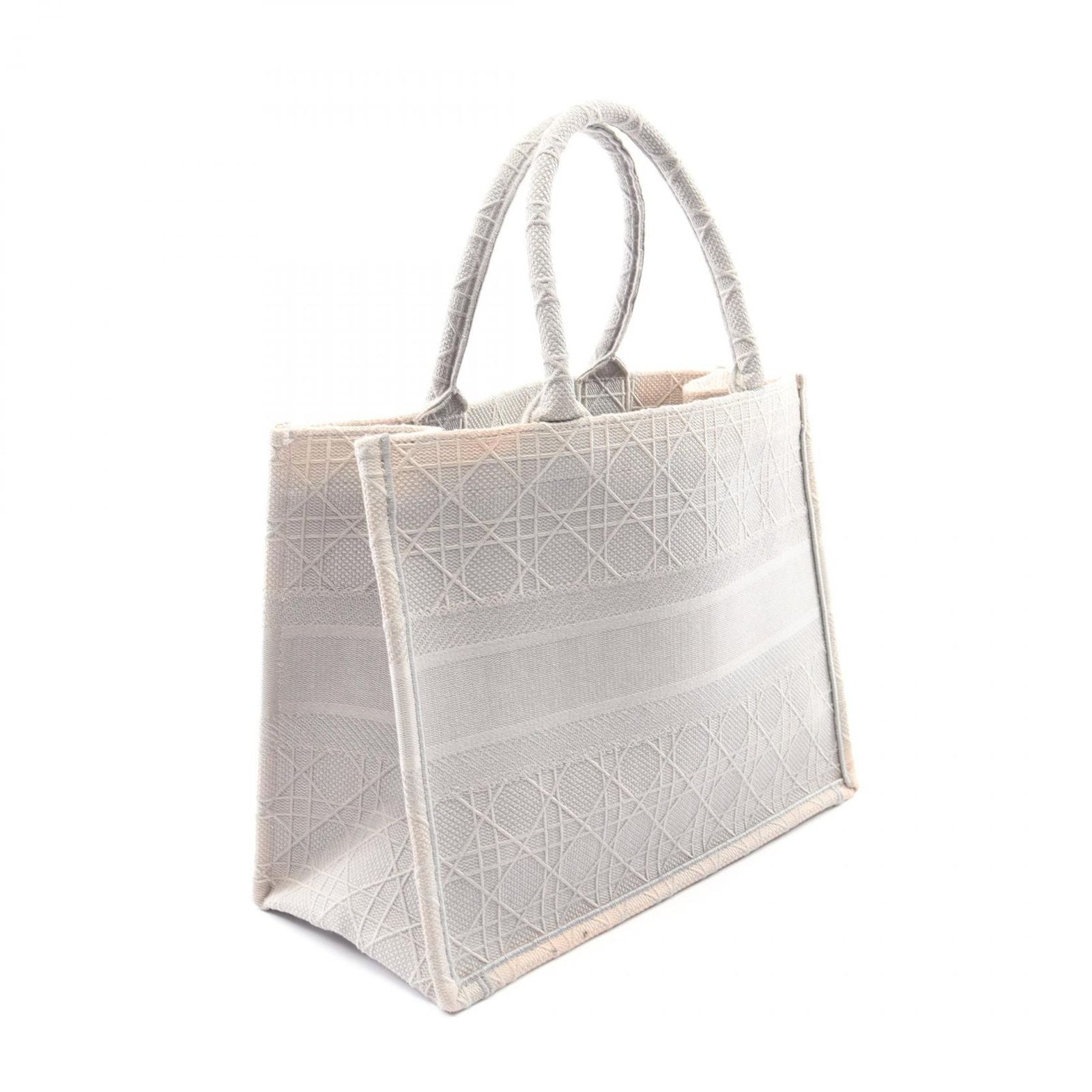 Dior Tote Book Gray Canvas — view 2