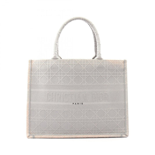 Dior Tote Book Gray Canvas