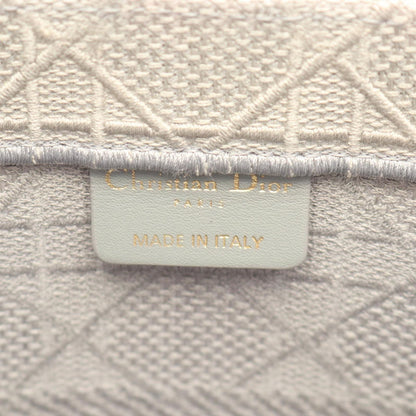 Dior Tote Book Gray Canvas — view 4