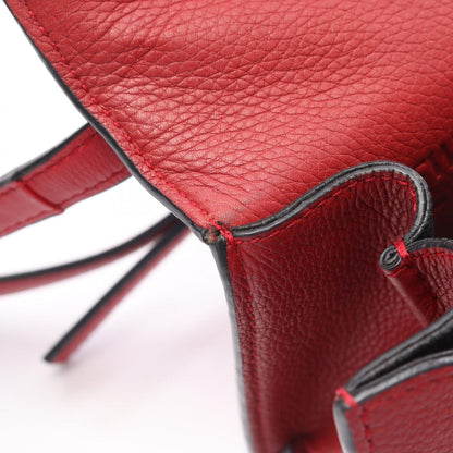Loewe Shoulder Bag Barcelona Red Leather — view 9