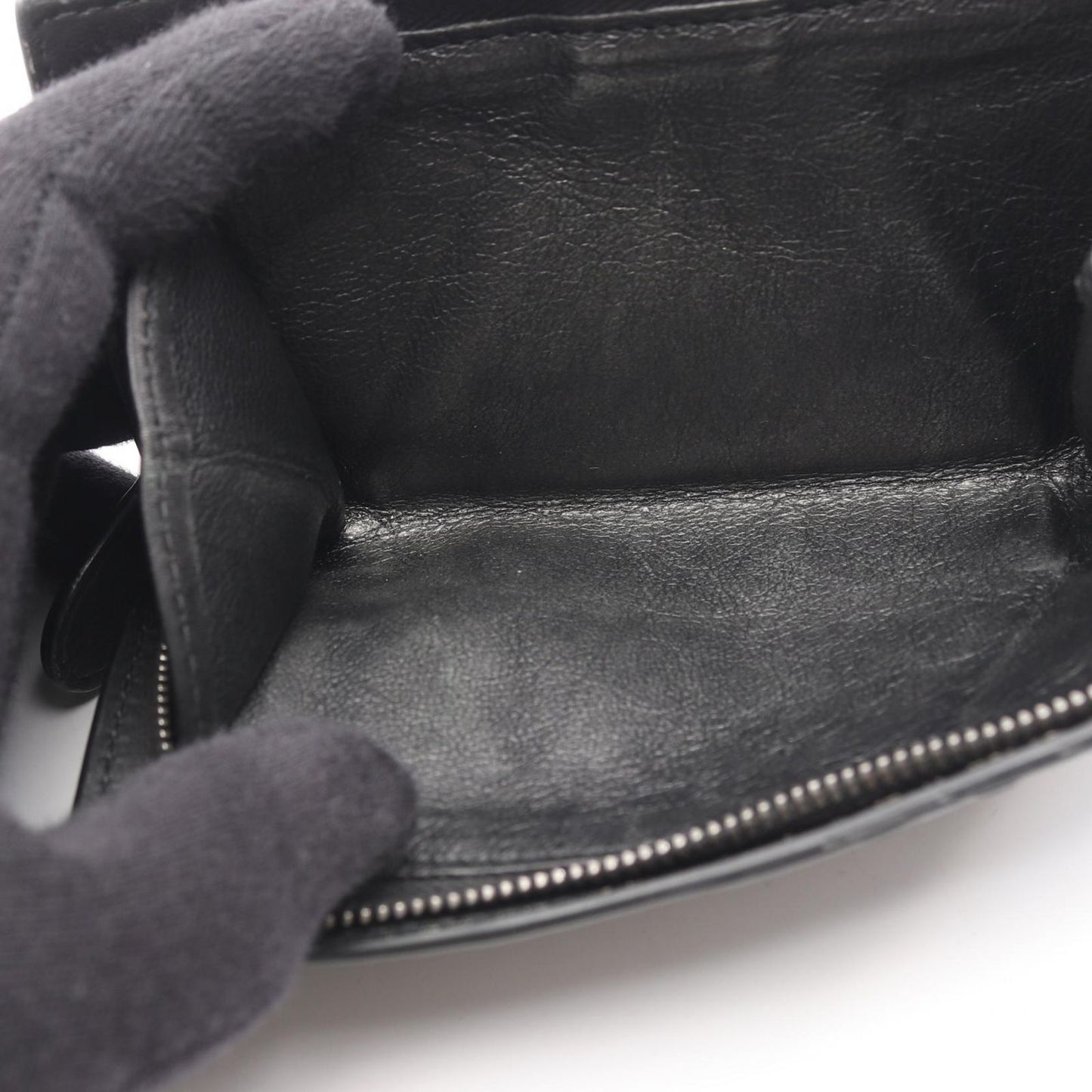 Bottega Veneta Bifold Wallet Intrecciato Black Leather — view 8