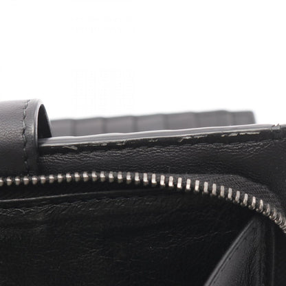 Bottega Veneta Bifold Wallet Intrecciato Black Leather — view 9