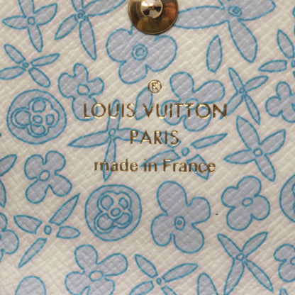 Louis Vuitton Hook Wallet Portefeuille Monogram Roulis Violet Brown White — view 5