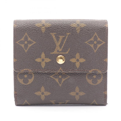 Louis Vuitton Hook Wallet Portefeuille Monogram Roulis Violet Brown White