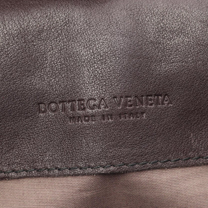 Bottega Veneta Tote Intrecciato Black Khaki Gray Leather — view 4
