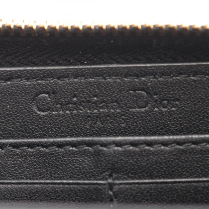 Dior Round Wallet Lady Cannage Black Leather Handbag — view 5