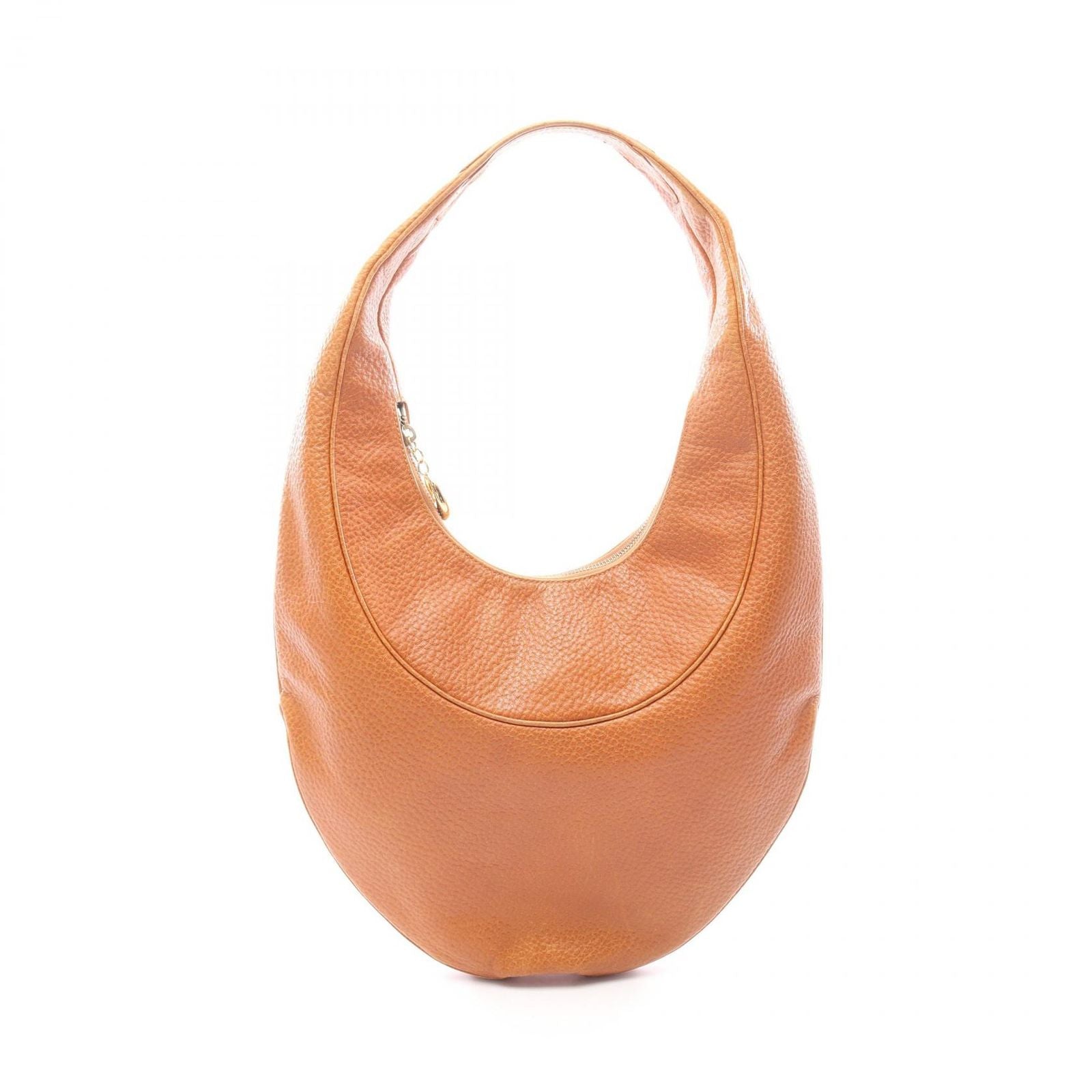 Bvlgari Shoulder Bag Ascot Brown Leather