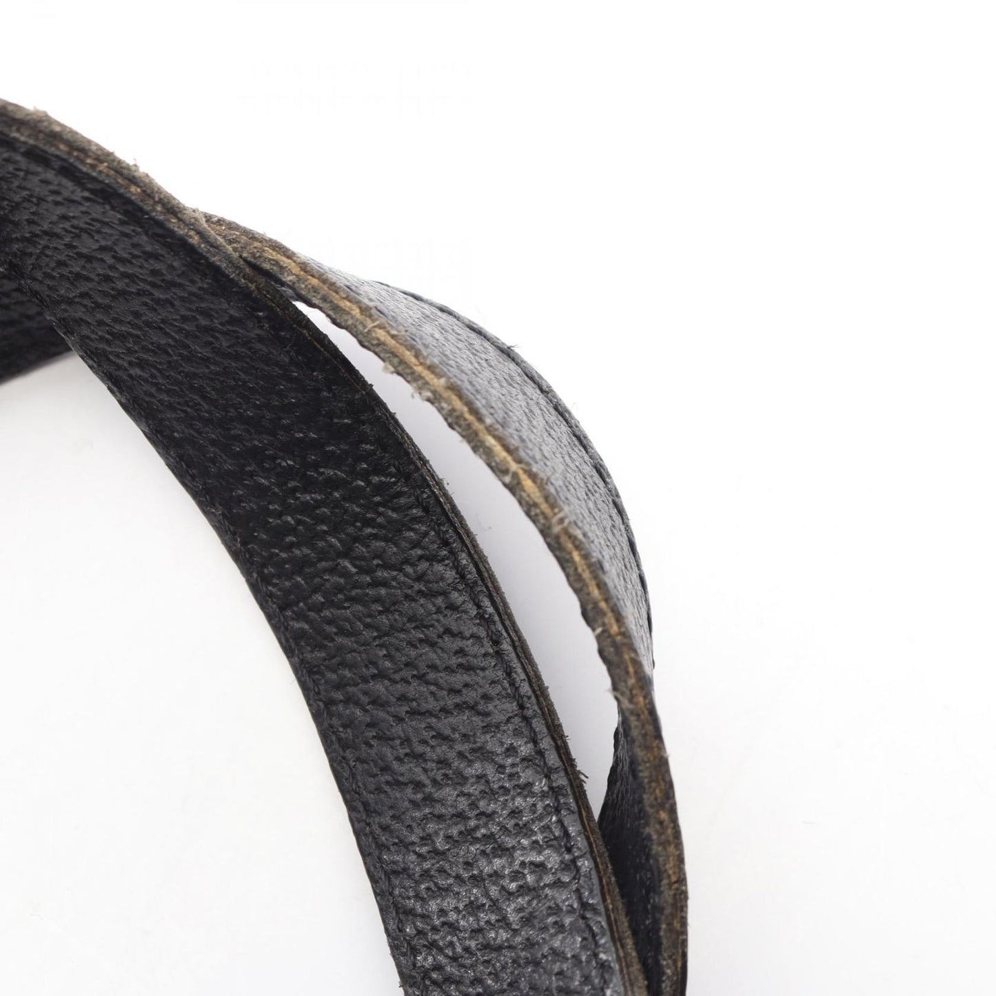 Bvlgari Handbag Logo Mania Black Canvas Leather — view 7