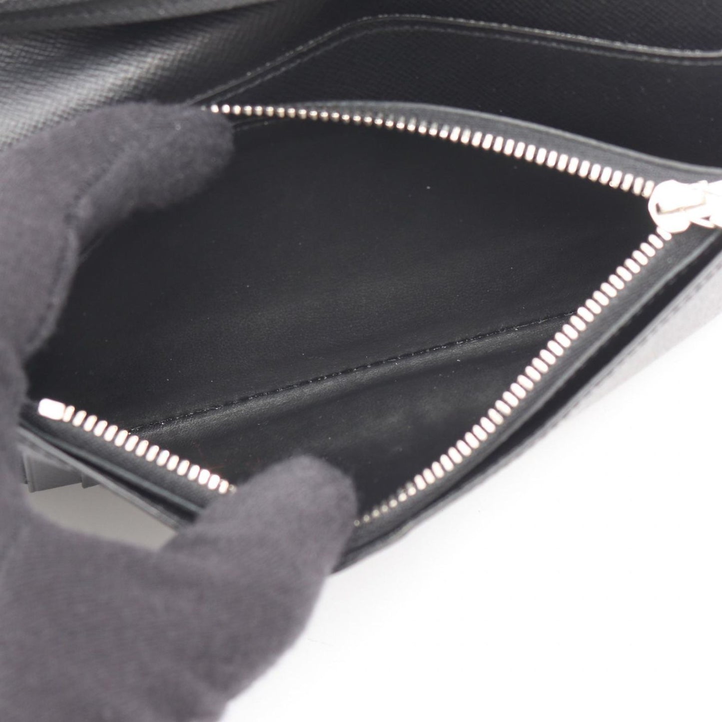 Louis Vuitton Bifold Wallet Portefeuille Brazza Damier Graphite Canvas Leather — view 4