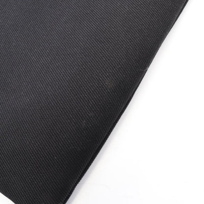 Saint Laurent Paris Clutch Rive Gauche Black White Canvas Leather — view 5