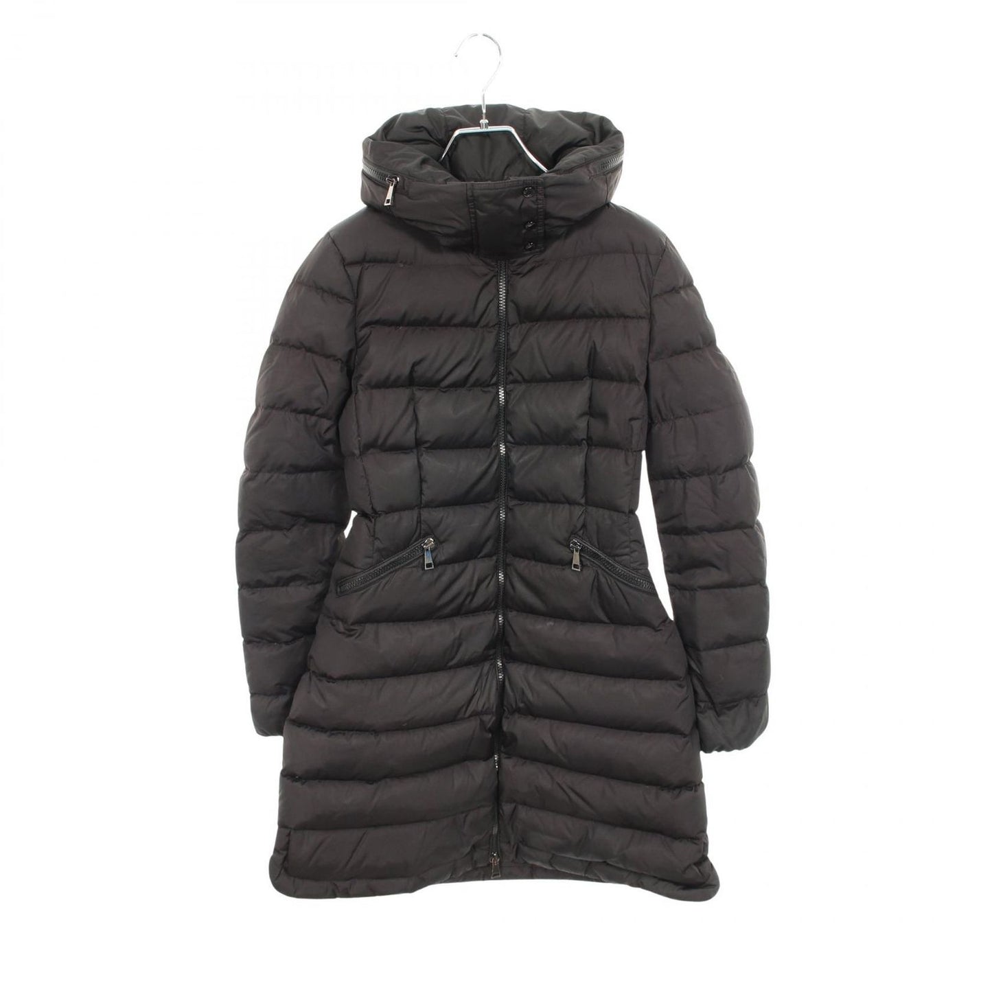 Moncler Down Jacket Flammette Hooded Nylon Coat