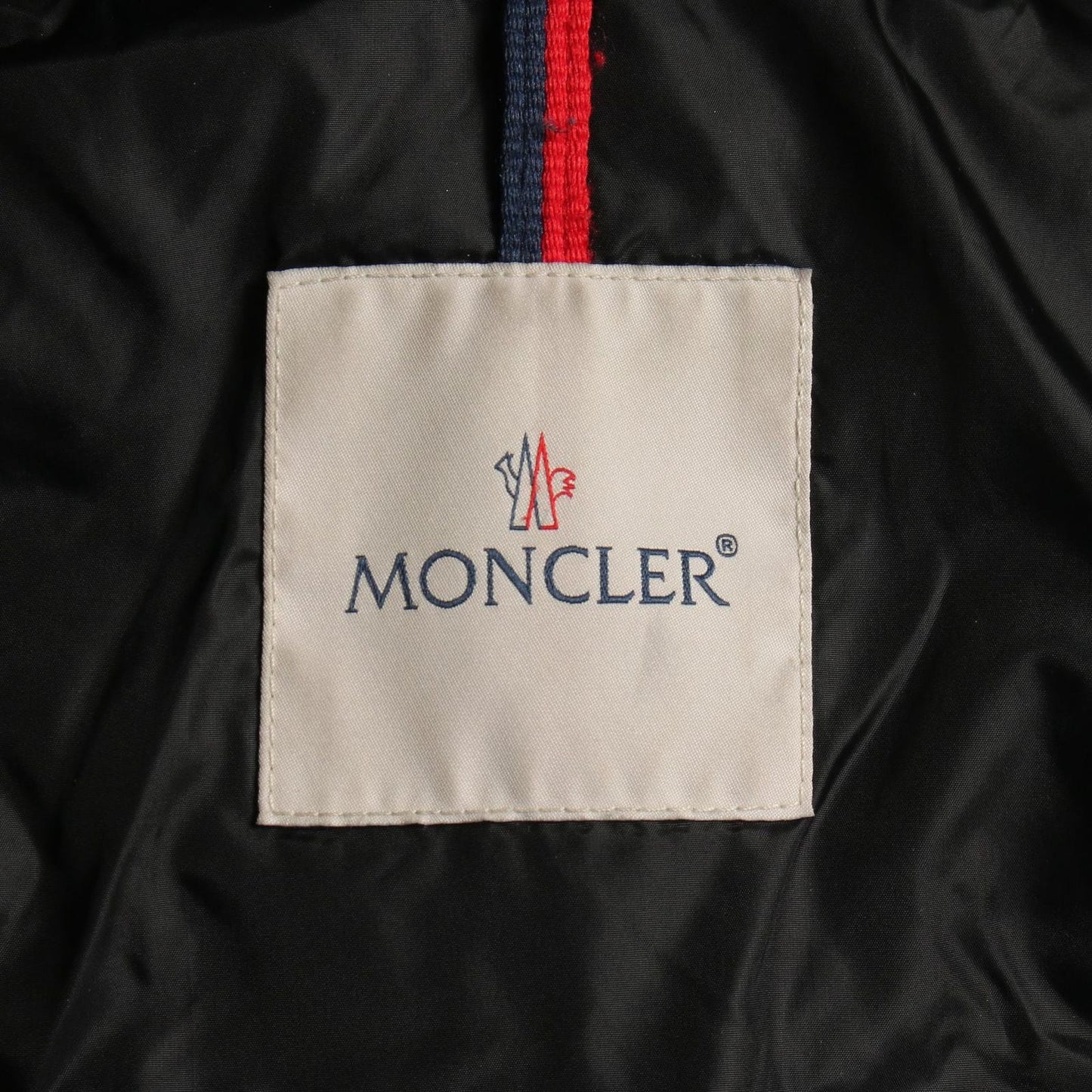 Moncler Down Jacket Flammette Hooded Nylon Coat — view 3
