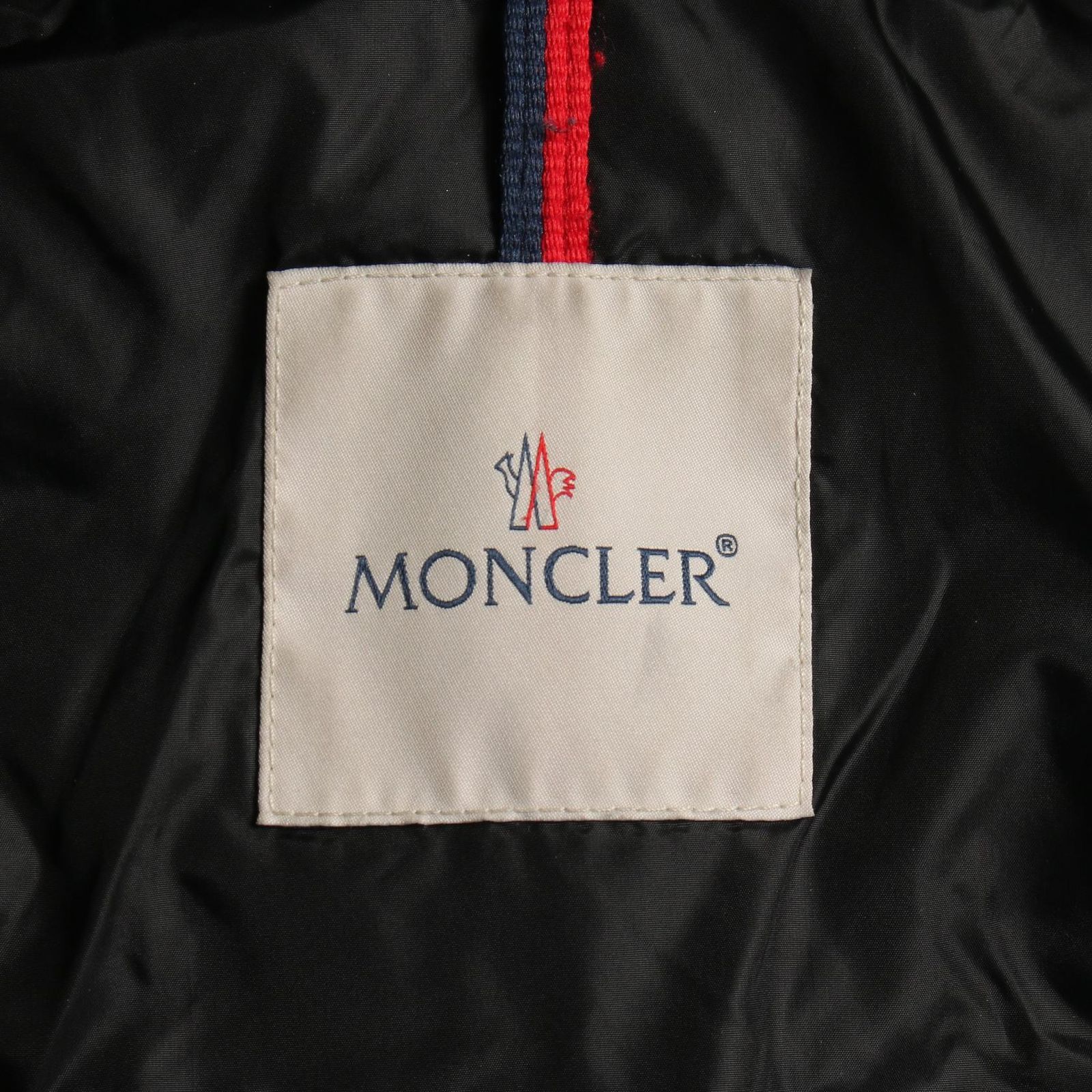 Moncler Down Jacket Flammette Hooded Nylon Coat — view 3
