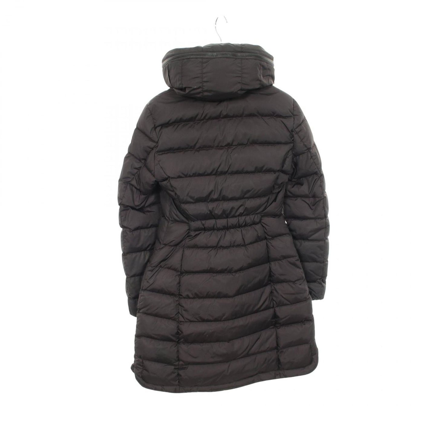 Moncler Down Jacket Flammette Hooded Nylon Coat — view 2