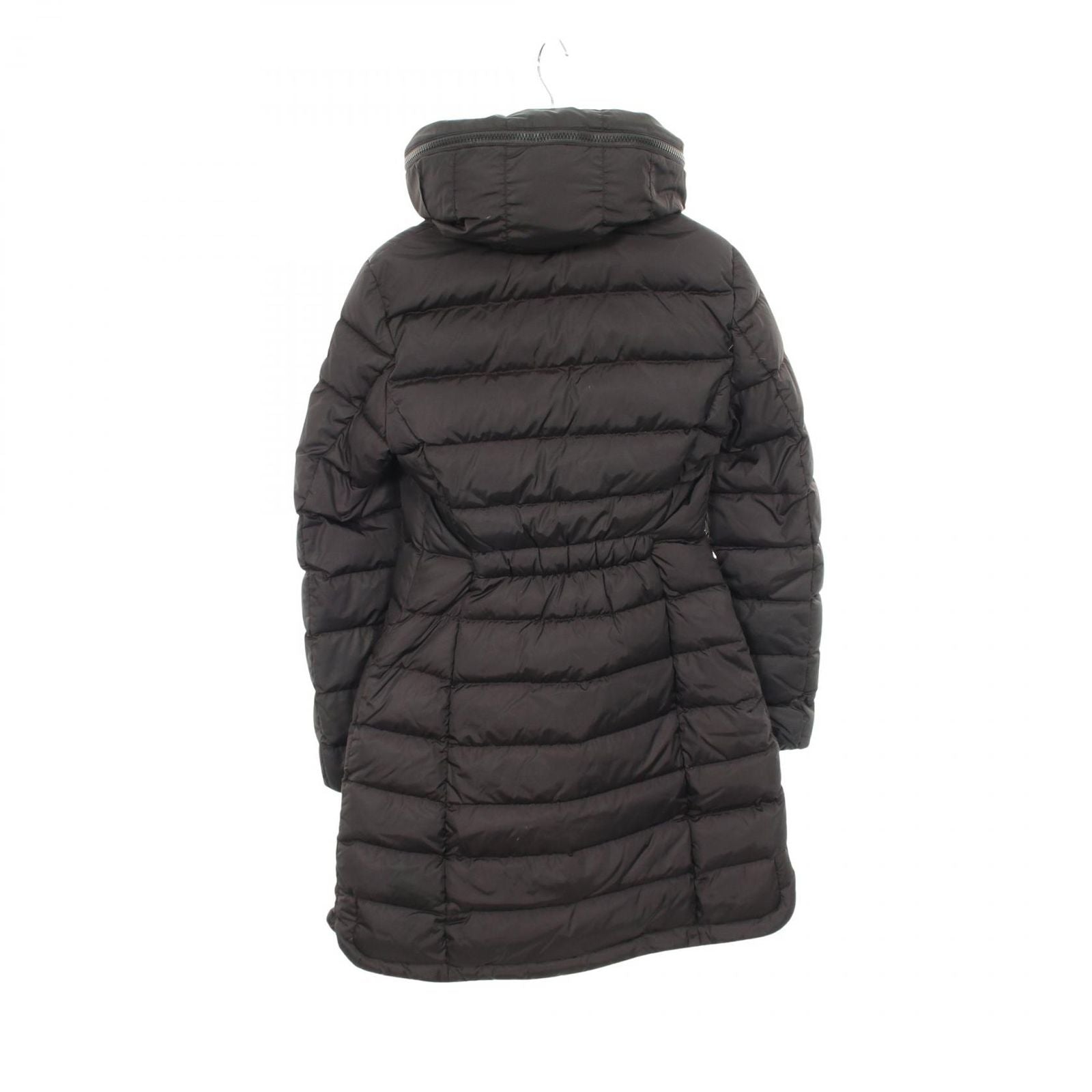 Moncler Down Jacket Flammette Hooded Nylon Coat — view 2