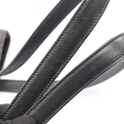 Celine Tote C Macadam Black Canvas Leather C — view 6