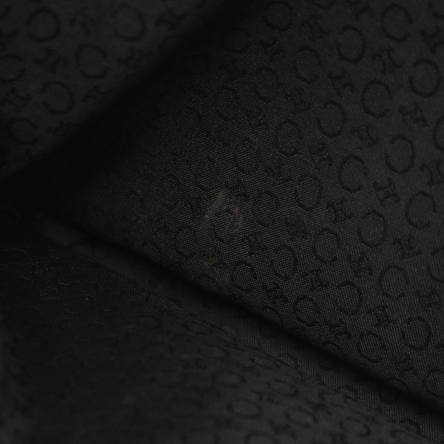 Celine Tote C Macadam Black Canvas Leather C — view 5