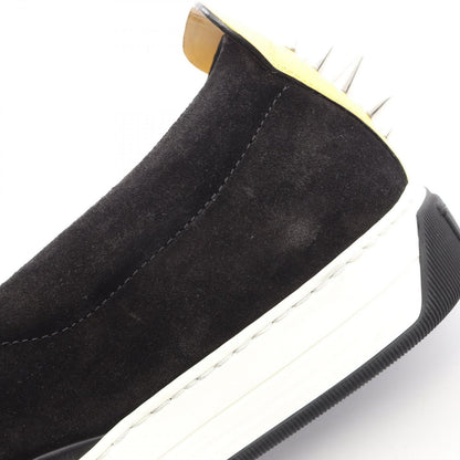 Fendi Slip on Monster Star Bugs Eye Studs Suede Leather Shoes — view 9