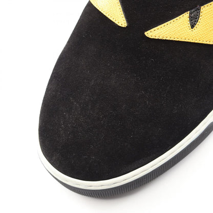 Fendi Slip on Monster Star Bugs Eye Studs Suede Leather Shoes — view 8
