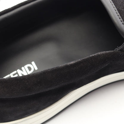 Fendi Slip on Monster Star Bugs Eye Studs Suede Leather Shoes — view 7