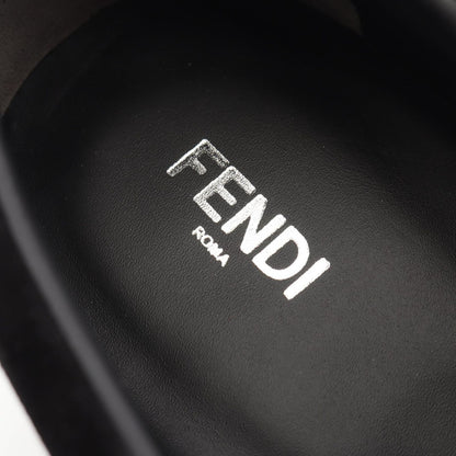 Fendi Slip on Monster Star Bugs Eye Studs Suede Leather Shoes — view 5