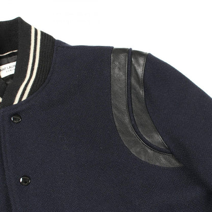 Saint Laurent Paris Stadium Jacket Wool Teddy — view 7