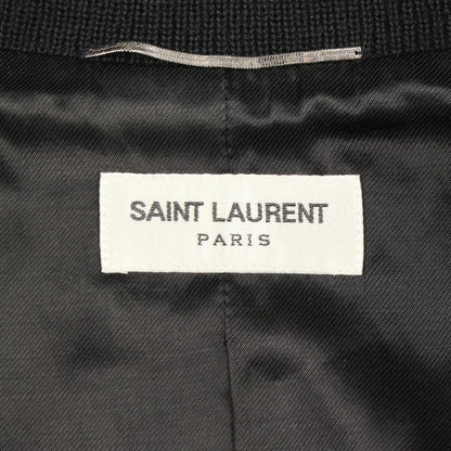 Saint Laurent Paris Stadium Jacket Wool Teddy — view 3
