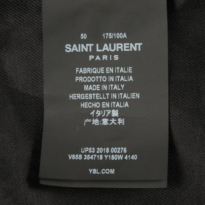 Saint Laurent Paris Stadium Jacket Wool Teddy — view 6