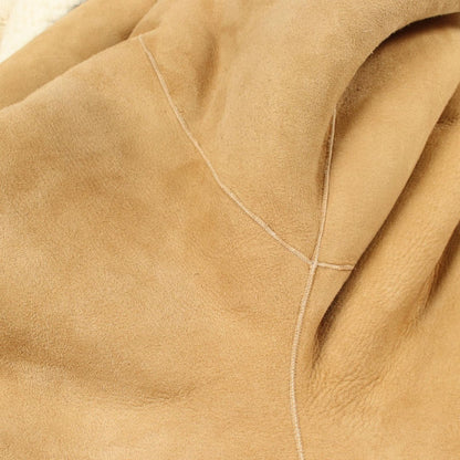 Dior Bee Embroidery Reversible Boa Brown Leather Jacket — view 6