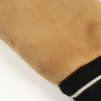 Dior Bee Embroidery Reversible Boa Brown Leather Jacket — view 8