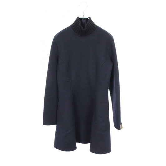 Louis Vuitton Dress High Neck Switch Efx Navy