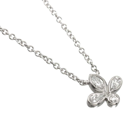 Tiffany & Co Fleur de Lis Diamond Necklace 40 cm Pt Platinum — view 2