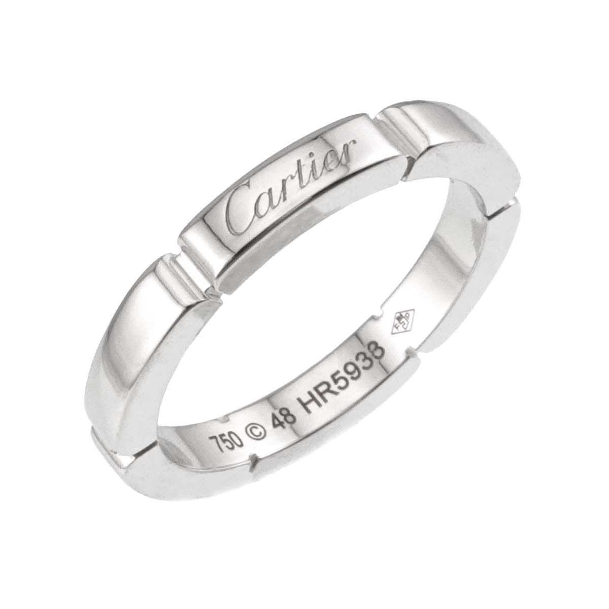 Cartier Maillon Panthere 48 Ring 18k WG White Gold 750 — view 4
