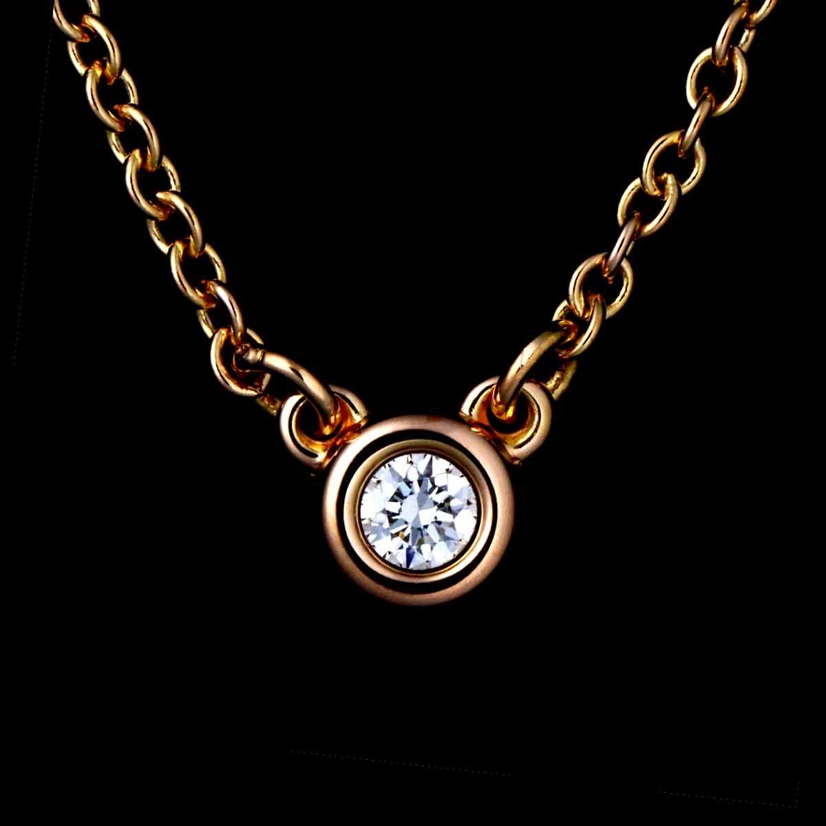 Tiffany & Co by the Yard Diamond Necklace 40 cm 18k PG Pink Gold — view 6