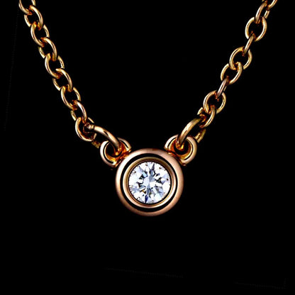 Tiffany & Co by the Yard Diamond Necklace 40 cm 18k PG Pink Gold — view 6