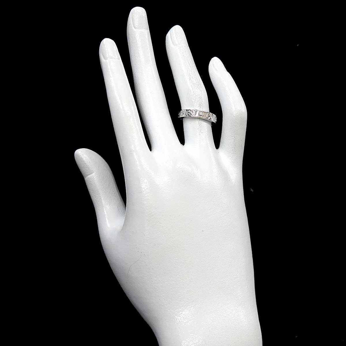 Gucci Icon Ring Diamond 18k WG White Gold 750 — view 7