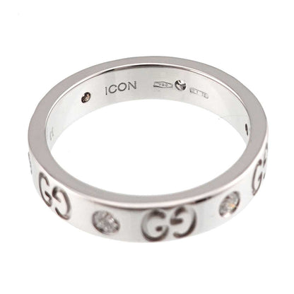 Gucci Icon Ring Diamond 18k WG White Gold 750 — view 3