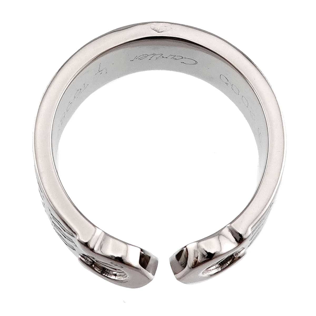 Cartier C2 49 Ring 18k WG White Gold 750 2C Christmas Limited 2C — view 6
