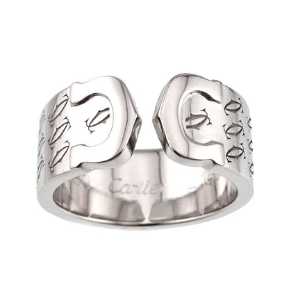 Cartier C2 49 Ring 18k WG White Gold 750 2C Christmas Limited 2C — view 2