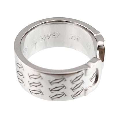 Cartier C2 49 Ring 18k WG White Gold 750 2C Christmas Limited 2C — view 4