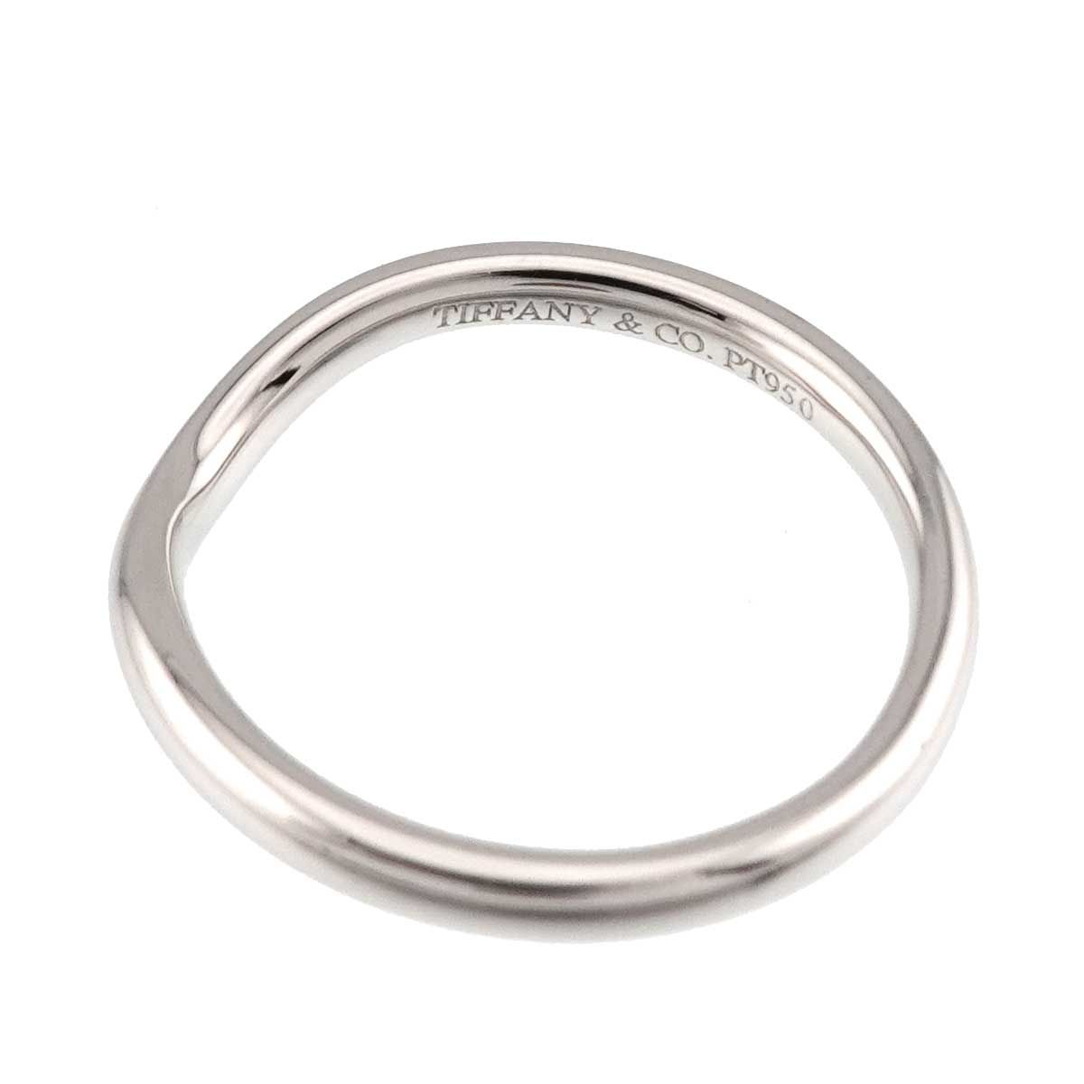 Tiffany & Co Curved Band Ring Pt Platinum — view 3