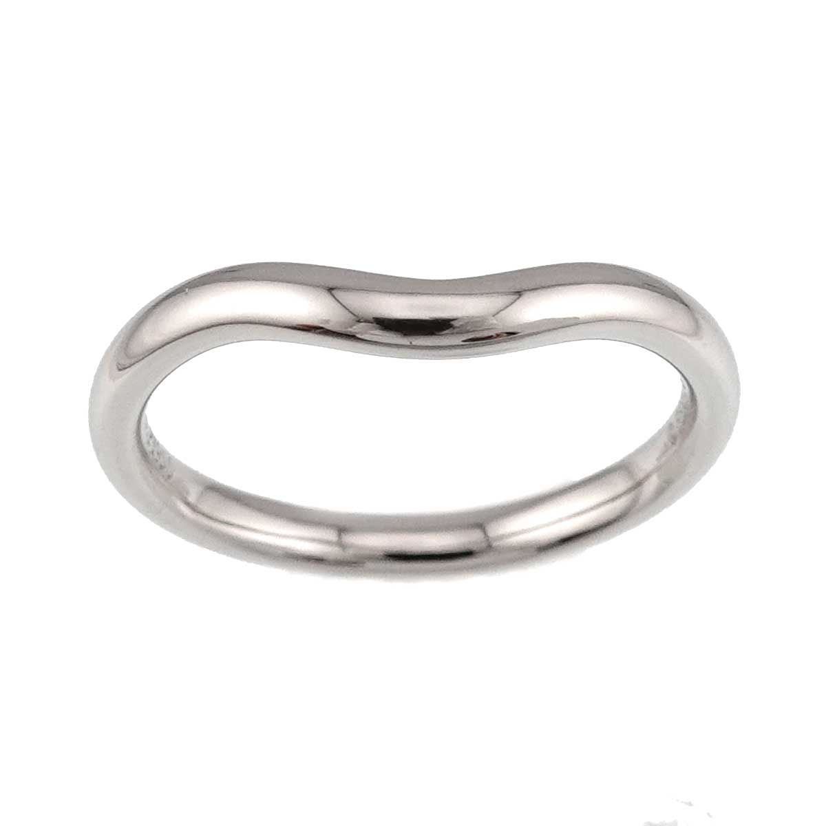 Tiffany & Co Curved Band Ring Pt Platinum — view 2