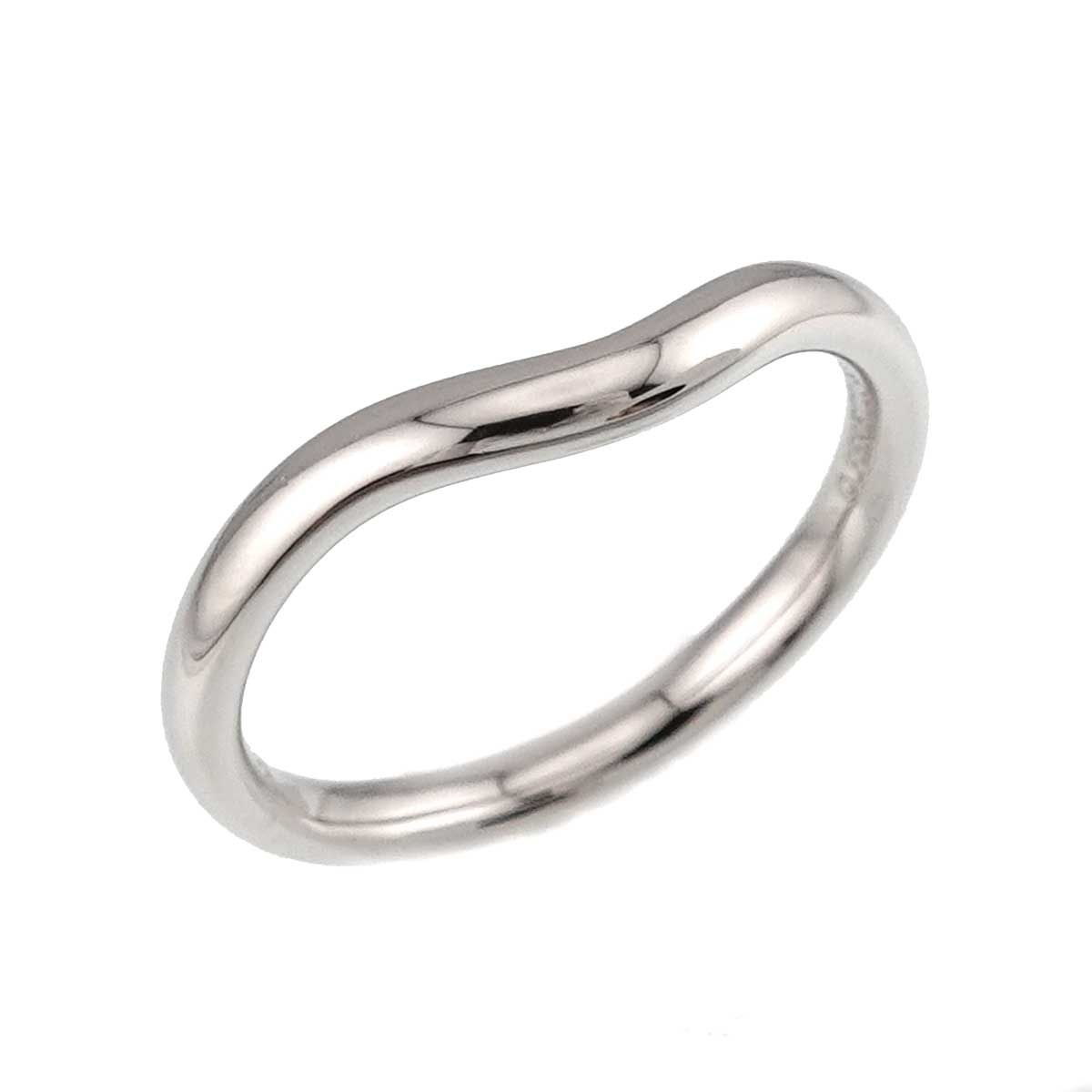 Tiffany & Co Curved Band Ring Pt Platinum — view 5