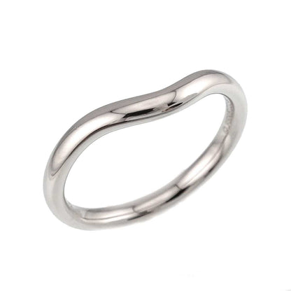 Tiffany & Co Curved Band Ring Pt Platinum — view 5