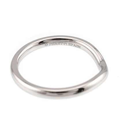 Tiffany & Co Curved Band Ring Pt Platinum — view 4