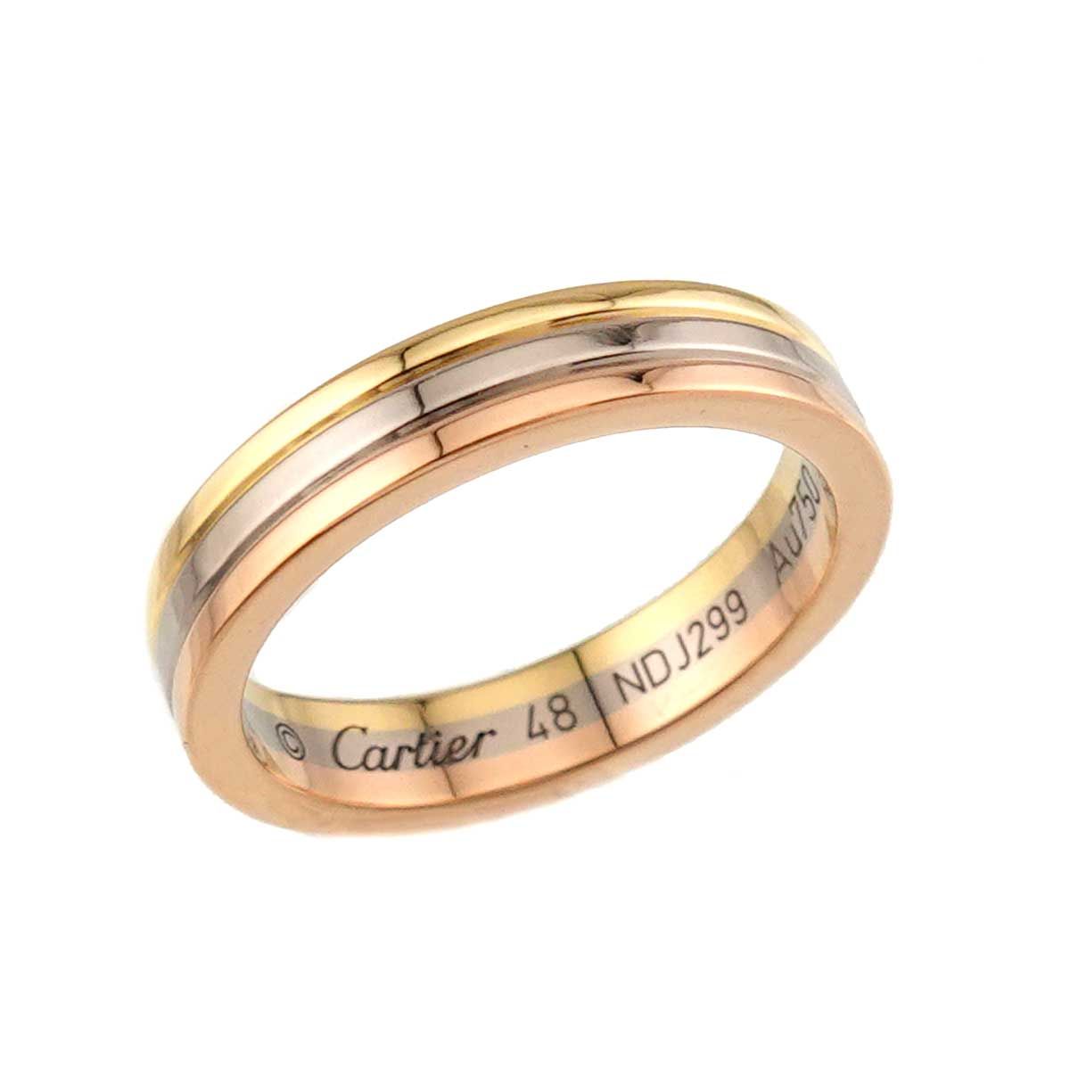 Cartier Vendome 48 Ring 18k YG WG PG Suri Gold Colors 750 Certificate — view 5