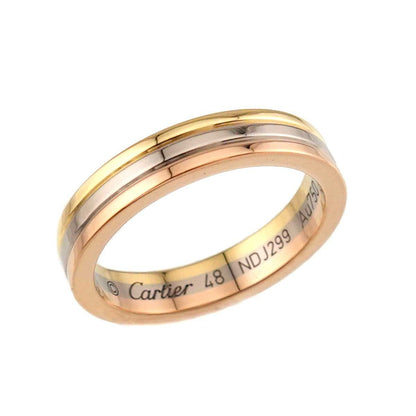 Cartier Vendome 48 Ring 18k YG WG PG Suri Gold Colors 750 Certificate — view 5